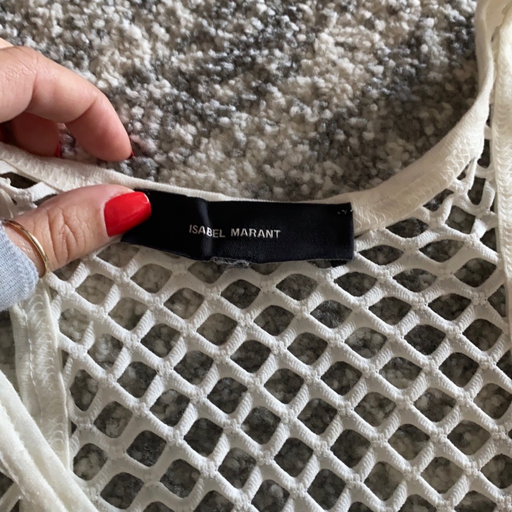 Isabel Marant mesh cover up